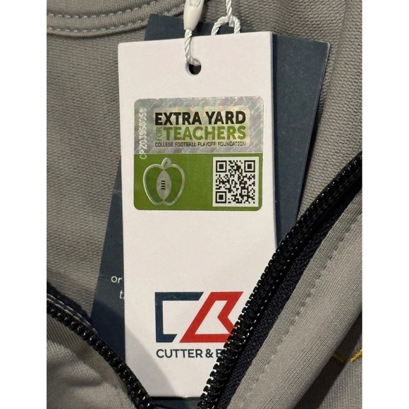 Notre Dame Fighting Irish Cutter & Buck Womens L 1/4 zip Semifinal Cotton Bowl - Picture 12 of 12